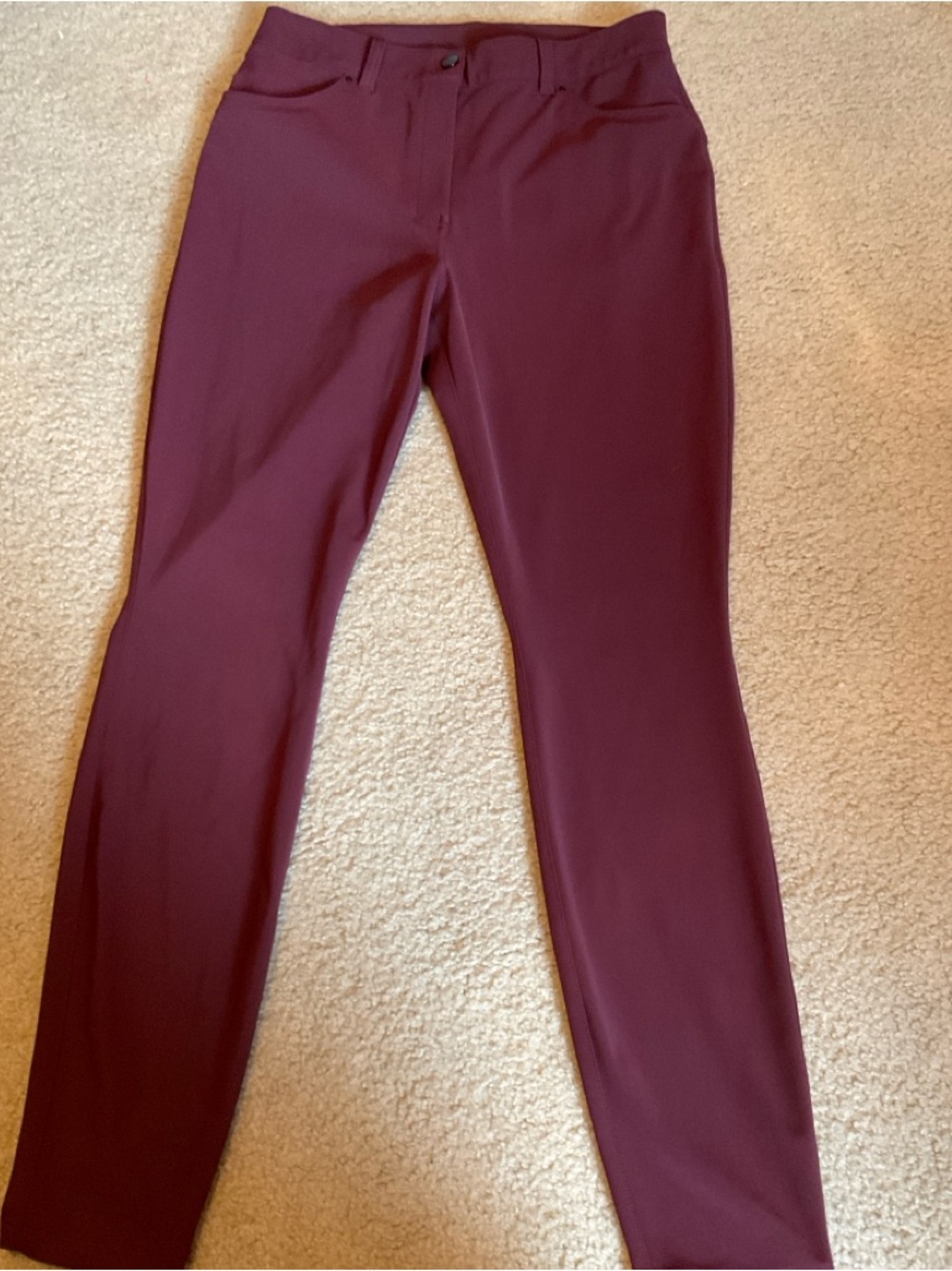 Lululemon Maroon Skinny Pants. Sz. 31